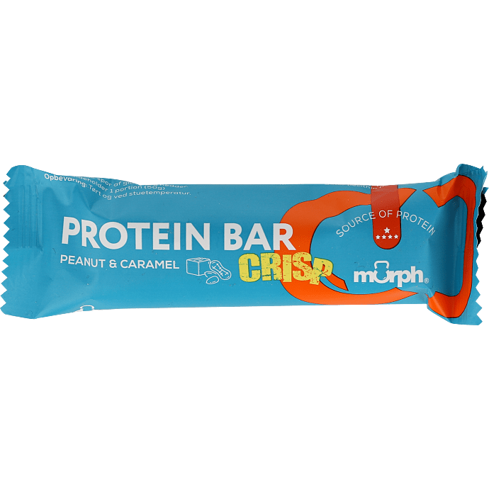 Proteinbar m. peanuts og karamel