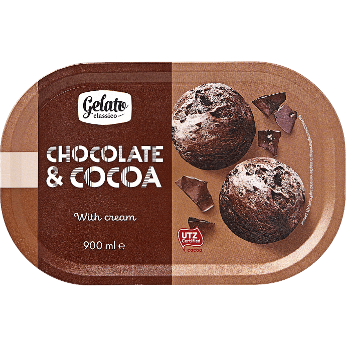 Mælkeis m. chokolade