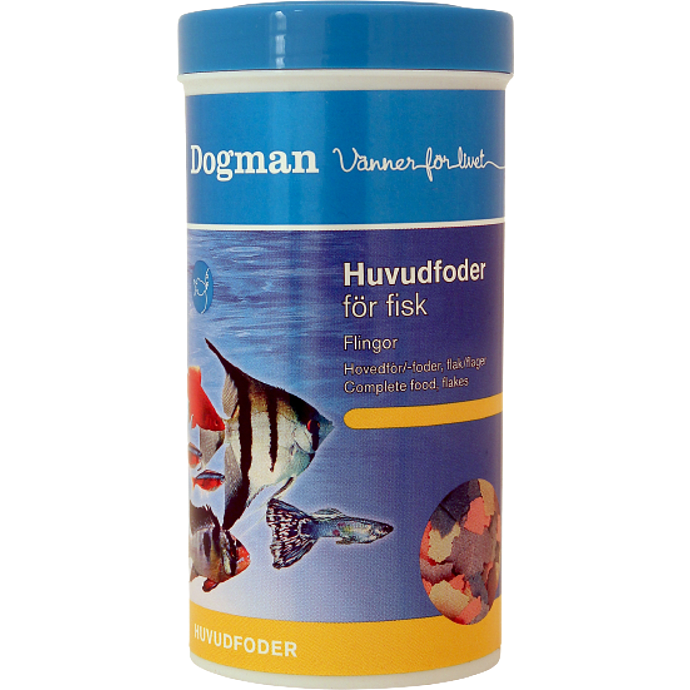 Fiskefoder flager