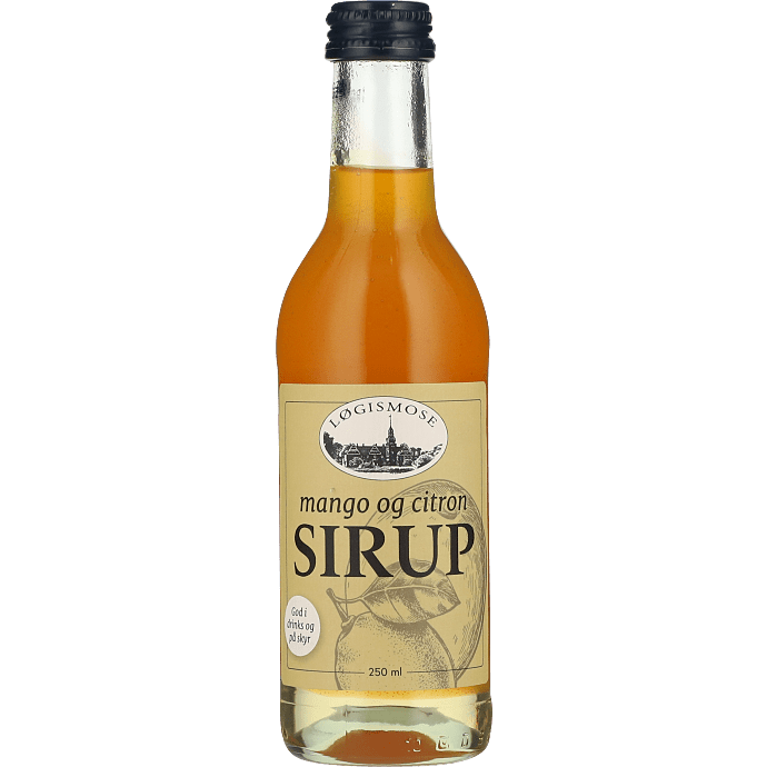Sirup m. mango- og citronsmag