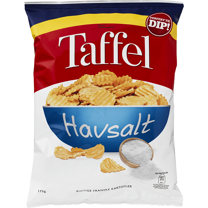 Chips m. havsalt