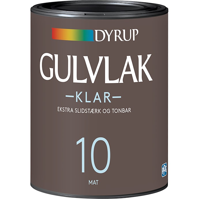 Dyrup gulvlak 0,75 liter - transparent