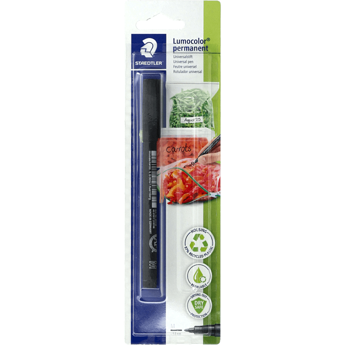 Staedtler Lumocolor permanent pen - sort
