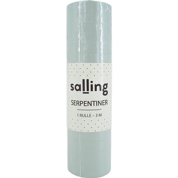 Salling serpentiner L: 3 meter - Lysegrøn