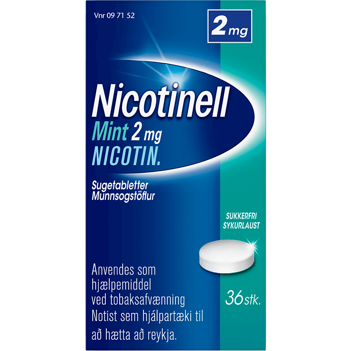 Nikotinsugetabletter Mint sukkerfri