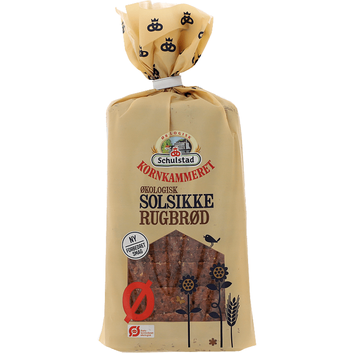 Solsikkerugbrød øko