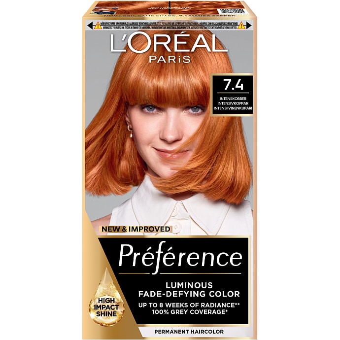 Permanent hårfarve 74 Mango Copper