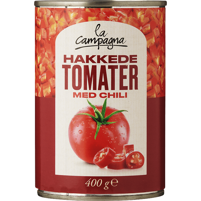Hakkede tomater m. chili