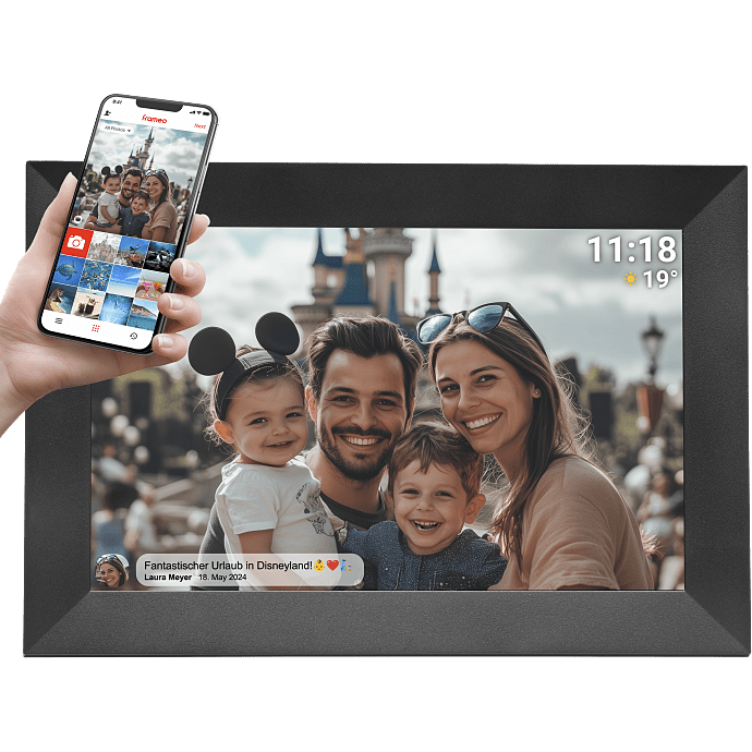 Denver frameo digital Wi-Fi fotoramme 10,1" PFF-1024B - sort