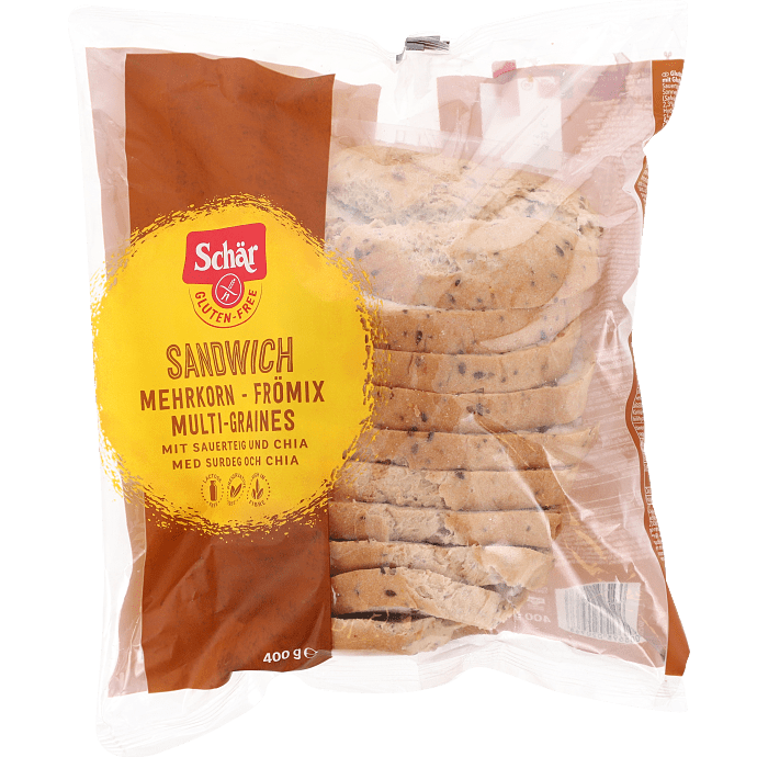Sandwichbrød m. kerner glutenfri