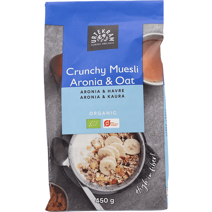 Müsli m. havrecrunch og aronia øko