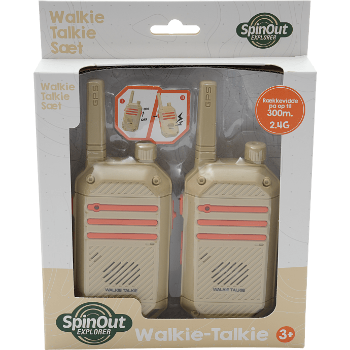 SpinOut explorer walkie talkie sæt - grøn