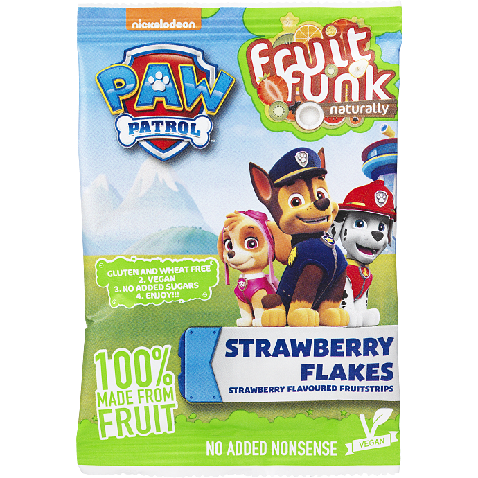 Paw Patrol frugtflager m. jordbær