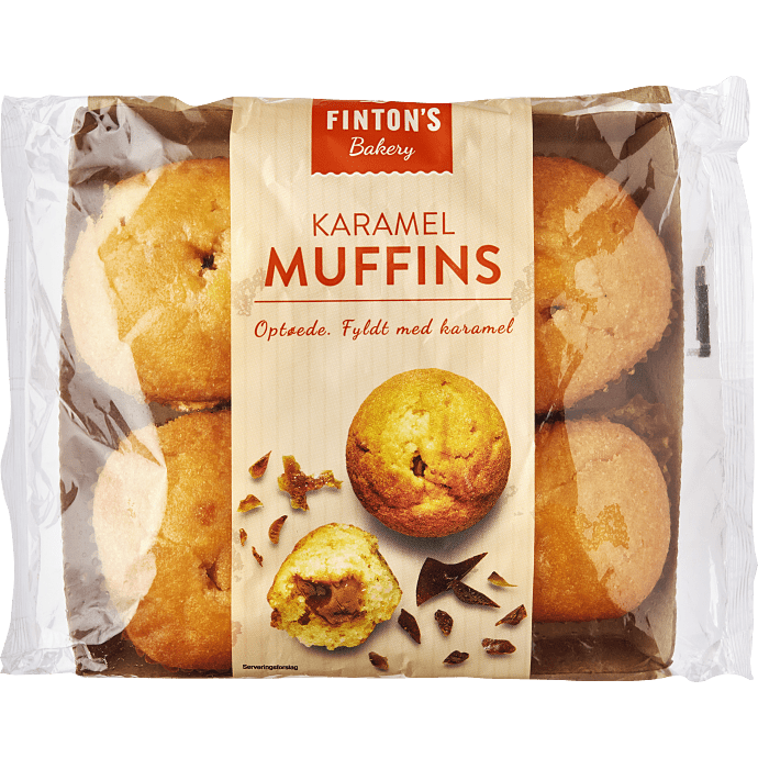 Muffins m. karamel
