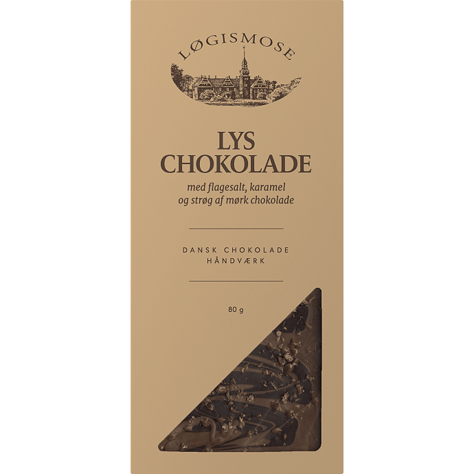 Lys chokolade m. karamel og salt