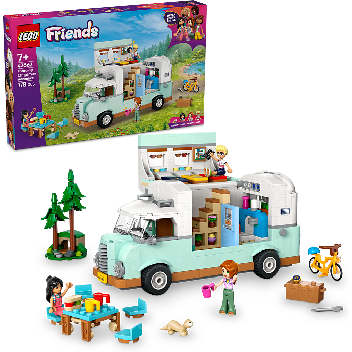 LEGO Friends Venskabs-autocamper på eventyr 42663