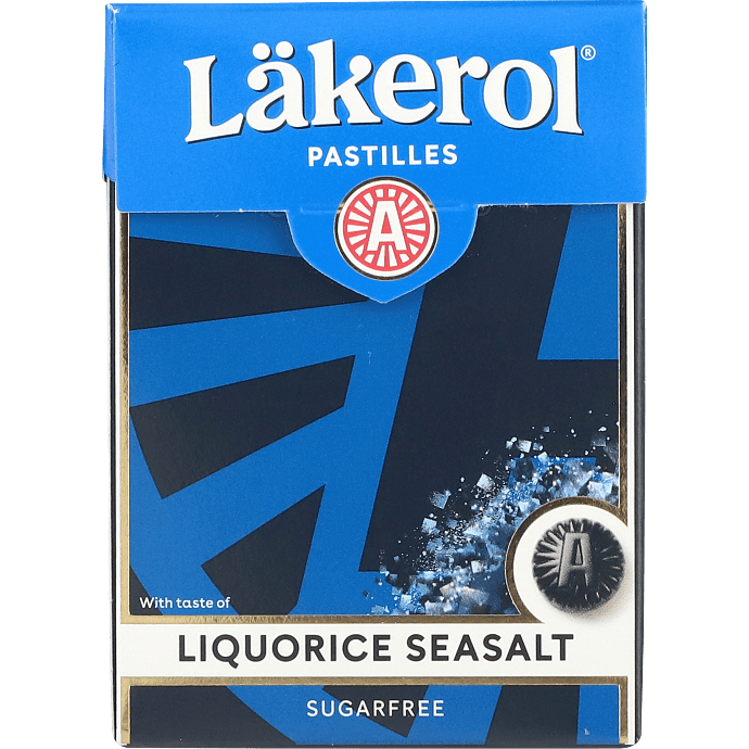 Lakridspastiller m. havsalt sukkerfri