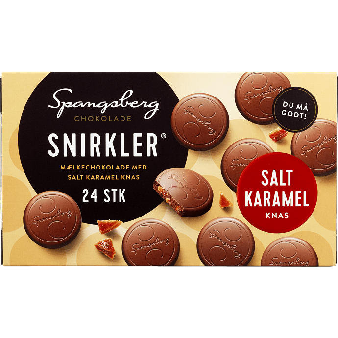 Mælkechokolade m. saltkaramel