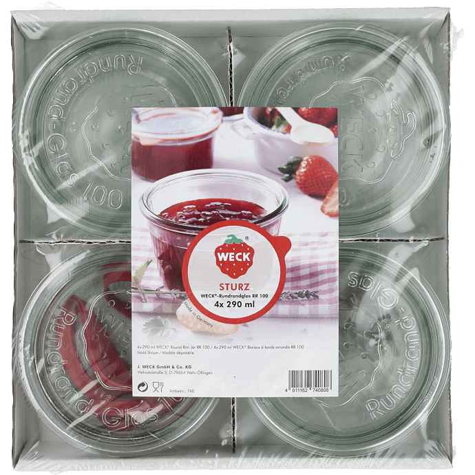 Weck glas 4-pak