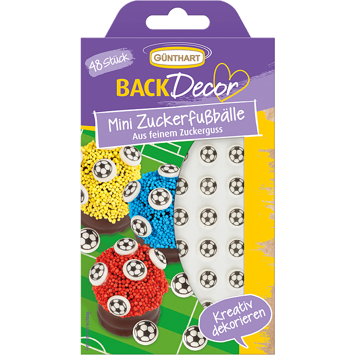 Mini sukkerfodbolde