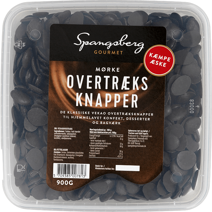 Mørke overtræksknapper