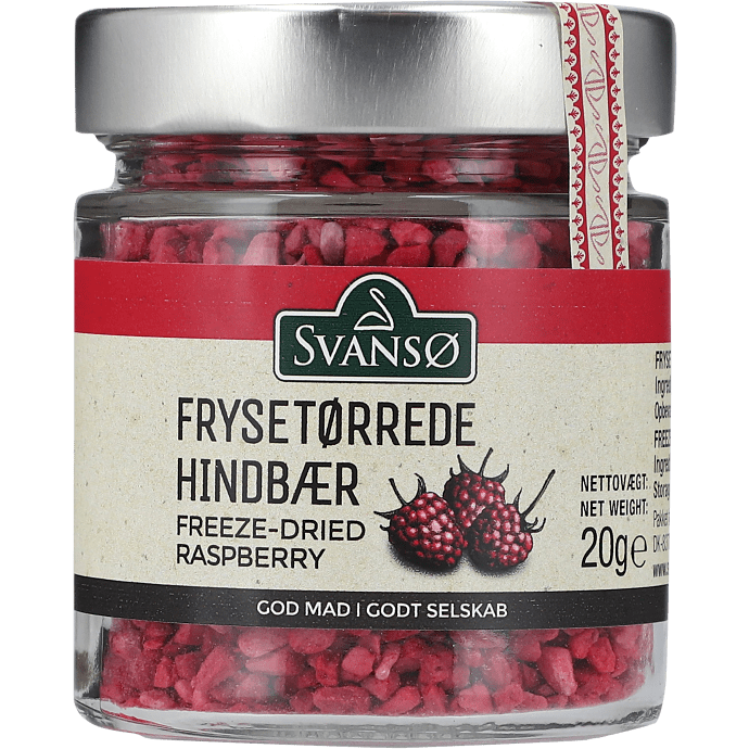 Frysetørrede hindbær