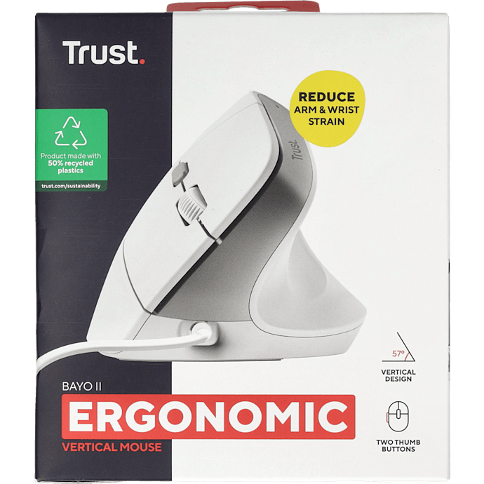 Trust Bayo II ergonomisk mus