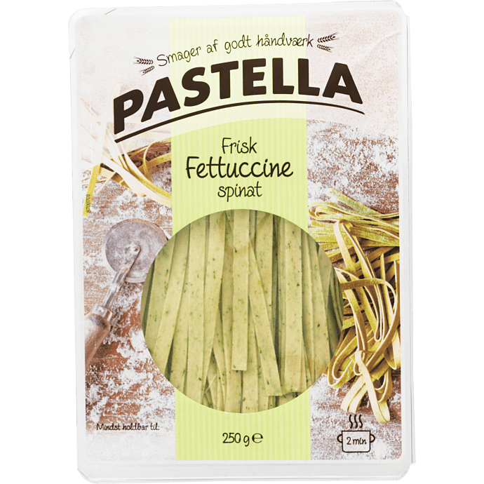 Fettuccine m. spinat
