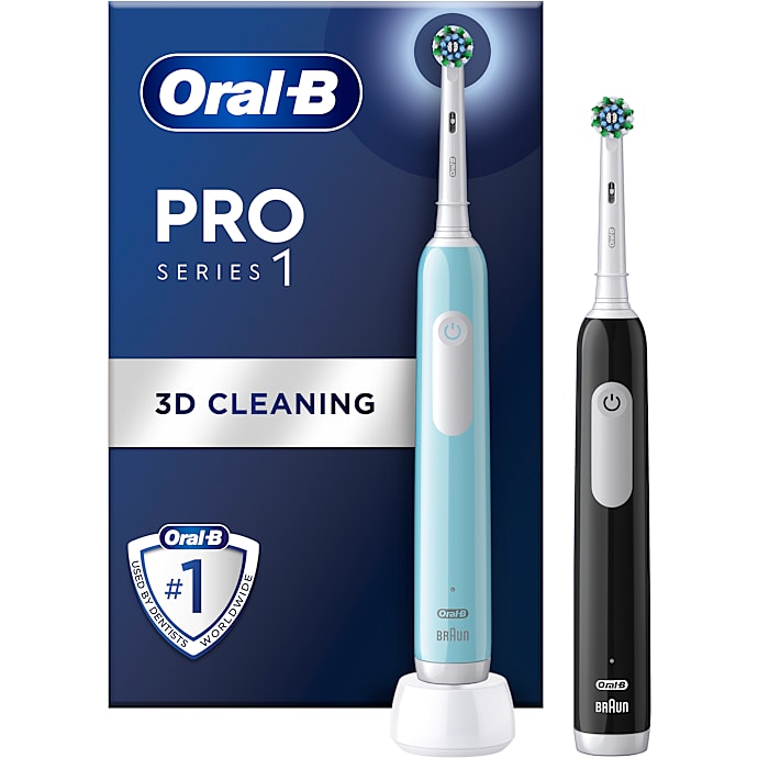 Oral-B Pro Series 1 Duo elektriske tandbørster - blå og sort