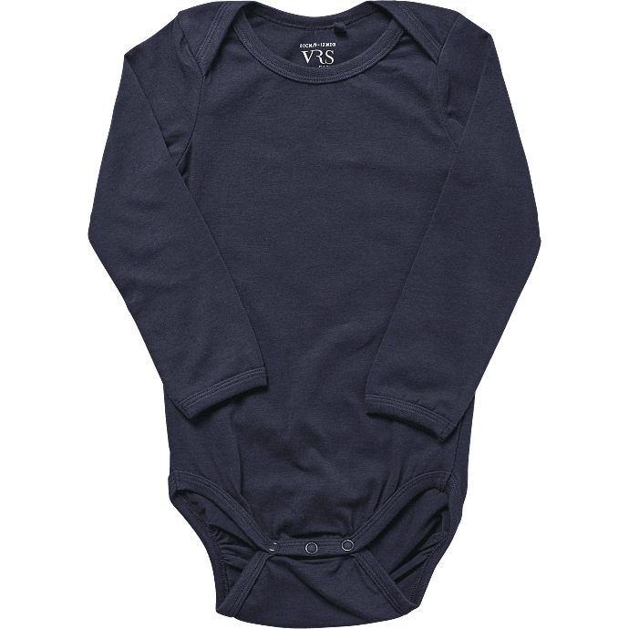 VRS baby body str. 80 - mørkeblå