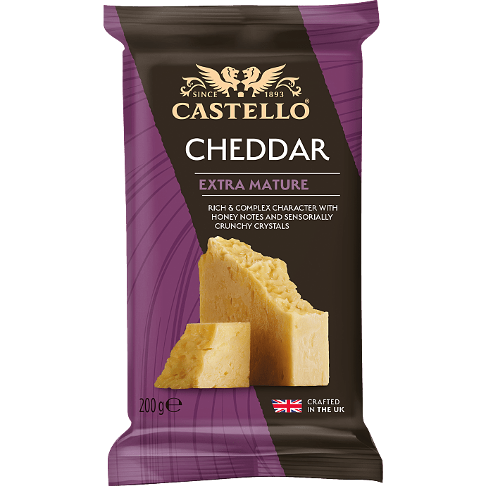 Cheddar ost i stykke ekstra modnet 48+