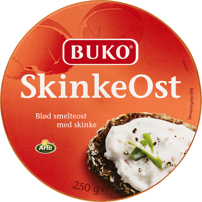 Smøreost m. skinke 17% fedt