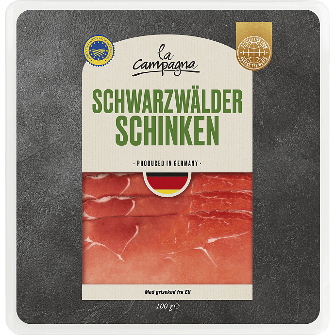 Schwarzwald skinke i skiver