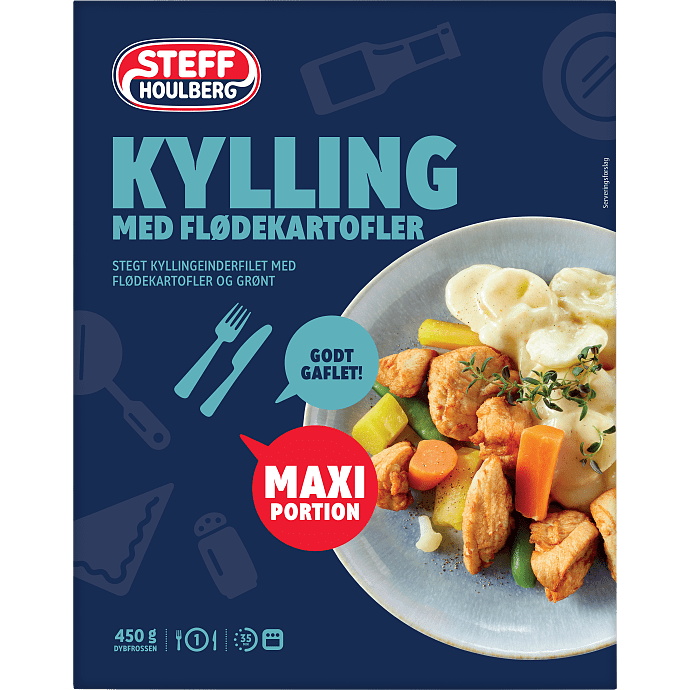 Kylling m. flødekartofler