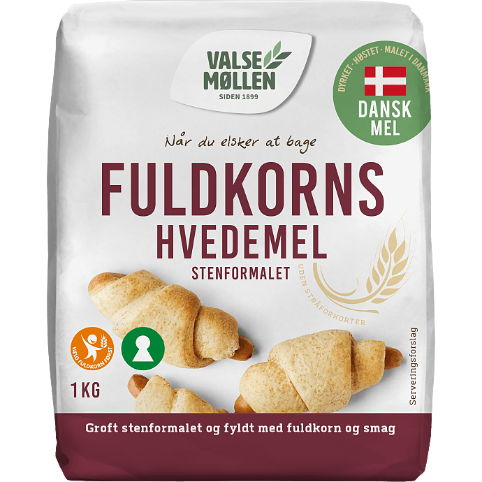 Fuldkornshvedemel