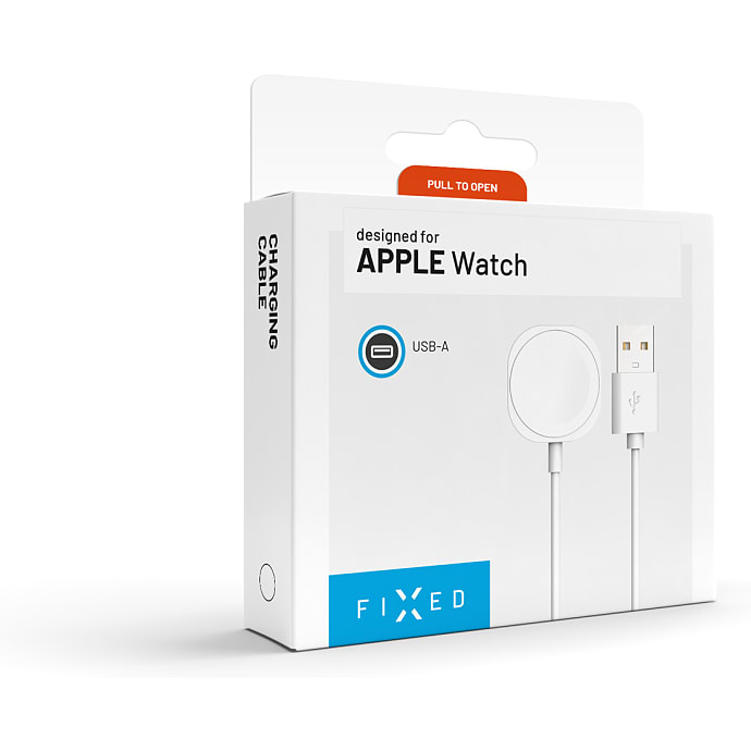 Fixed usb-a cable apple watch white