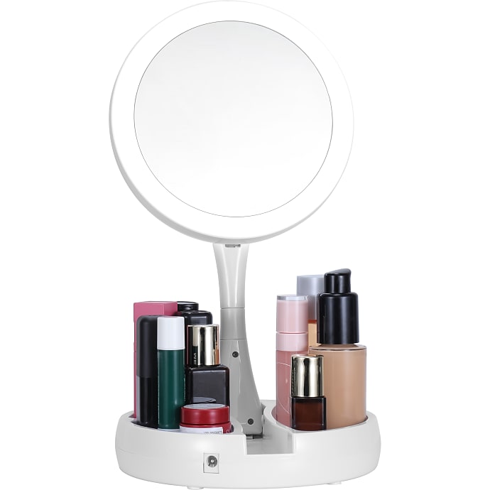 Essential foldespejl med LED