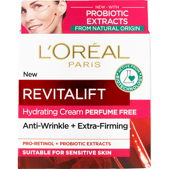 Hydrating anti-rynke ansigtscreme m. Pro-retinol og probiotika ekstrakt sentitiv hud