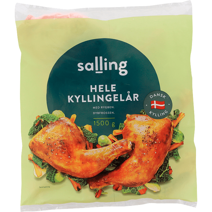 Hele kyllingelår med rygben