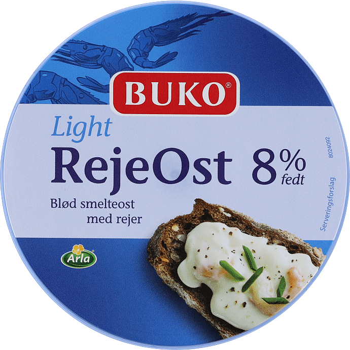 Smøreost m. rejer 8%