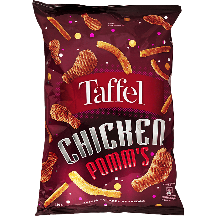 Chips m. krydderier