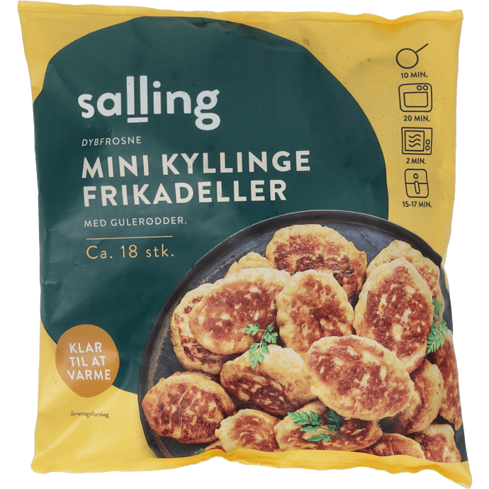 Kyllingefrikadeller mini