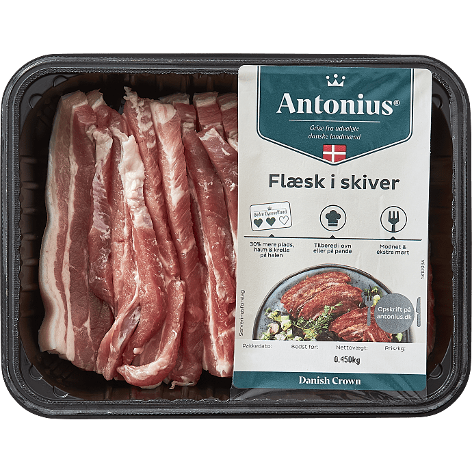 Flæsk i skiver