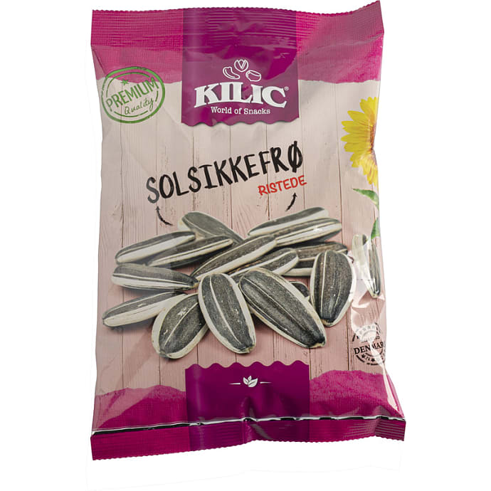 Sorte solsikkefrø ristede