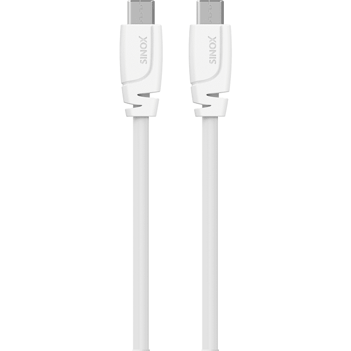 Sinox kabel 2 meter - hvid