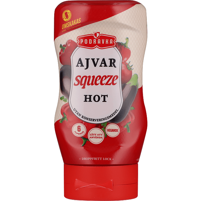 Ajvar sauce stærk