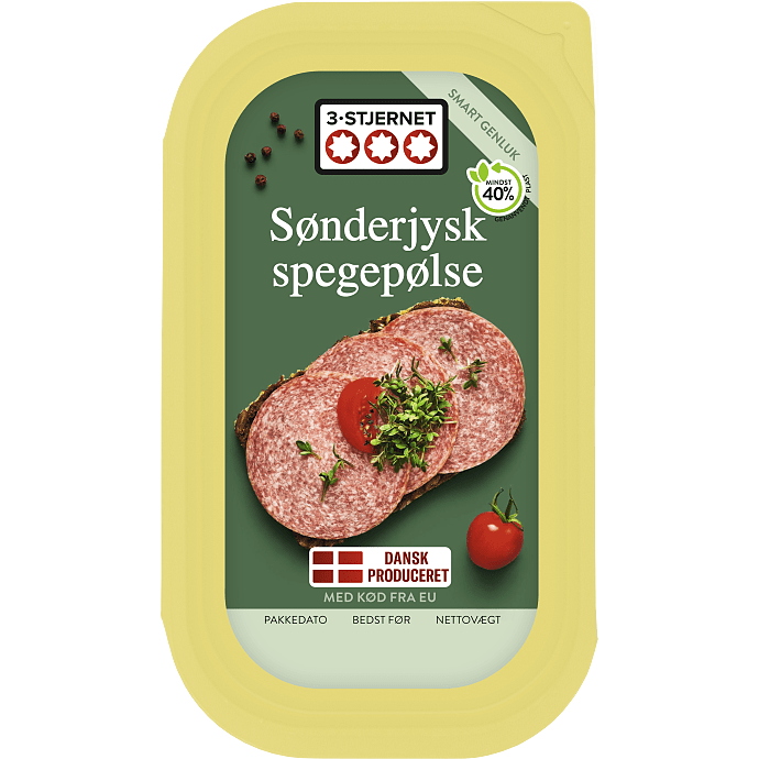 Sønderjysk spegepølse i skiver
