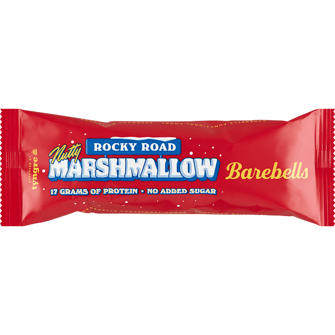 Proteinbar m. chokolade- og skumfidussmag