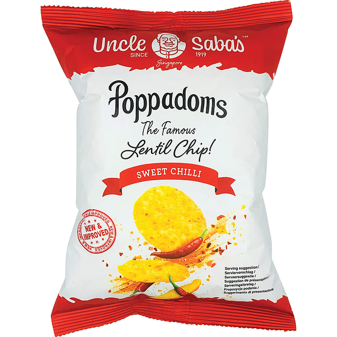 Linsechips m. sweet chili