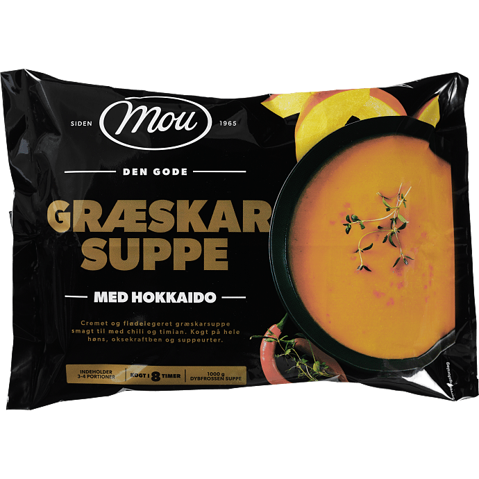 Græskarsuppe m. chili